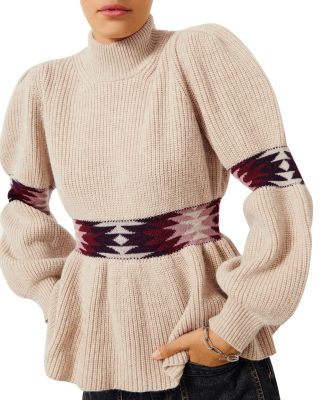 button shoulder sweater