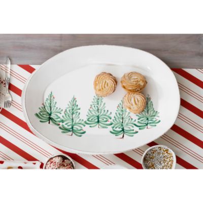 Melamine Lastra Holiday Oval Platter