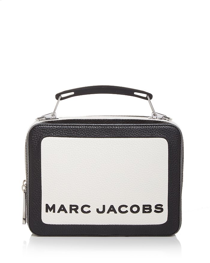 MARC JACOBS The Textured Logo Box Shoulder Bag | Bloomingdale's