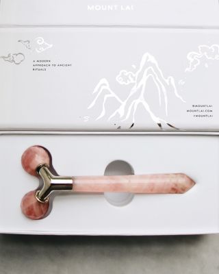 The Rose Quartz Tension Melting Massager for Face &amp; Neck