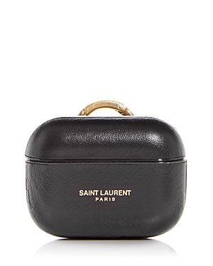 Saint Laurent Paris Leather AirPods Case