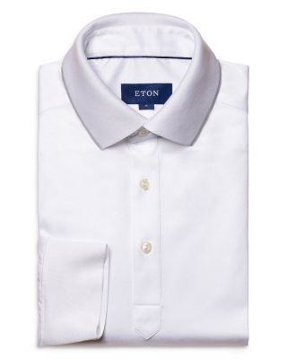 Contemporary Fit Jersey Long Sleeve Polo Shirt