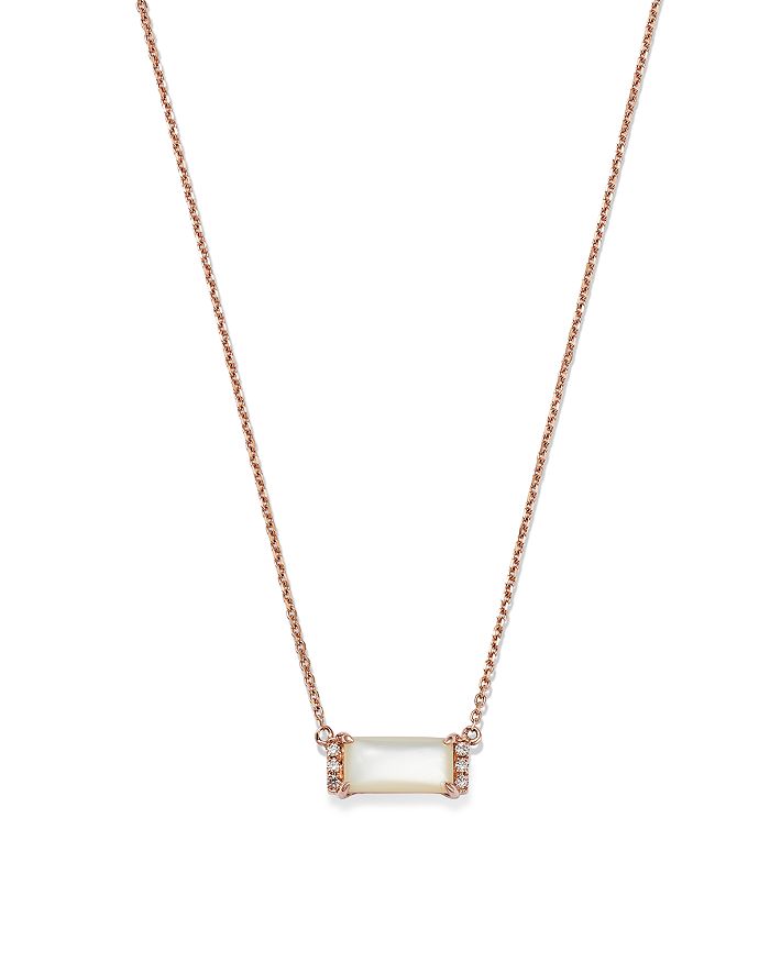 Mother of pearl sales bar necklace