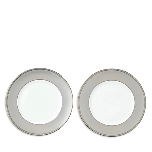 Royal Albert Winter White Dinner Plate, Set Of 2 In Silver/white