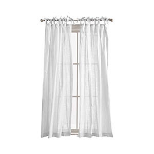 PERI HOME COTTON SHEER 84 X 50 TIE TAB WINDOW PANEL, PAIR,1-80760GWT