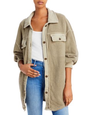 Free People Ruby Jacket In Dirty Olive ModeSens