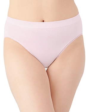 Wacoal B.smooth Lace Seamless High-cut Briefs In Tender Touch