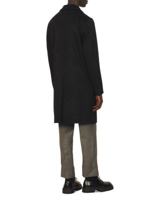 mens black wool coat