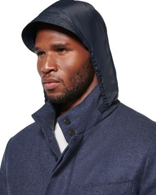 Stretch Down Filled Car Coat