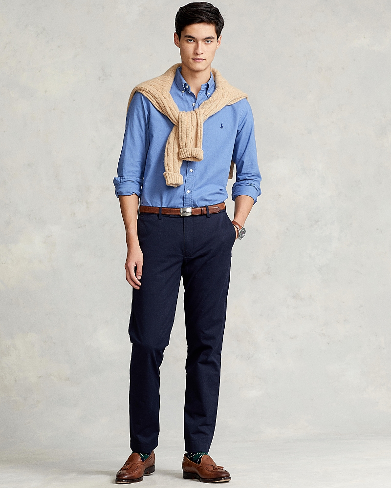 Polo Ralph Lauren Classic Fit Long Sleeve Cotton Oxford Button Down Shirt