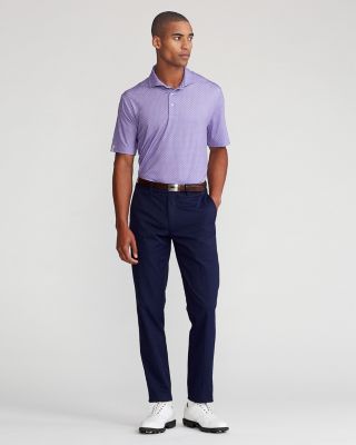 purple polo outfit