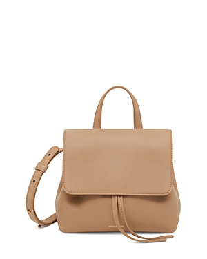 Mansur Gavriel Lady Mini Leather Crossbody In Nocciola