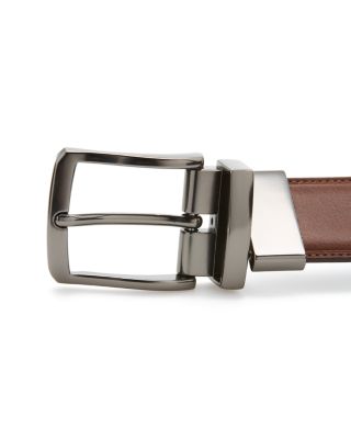 Matte Metal Reversible Buckle Belt - Exclusive