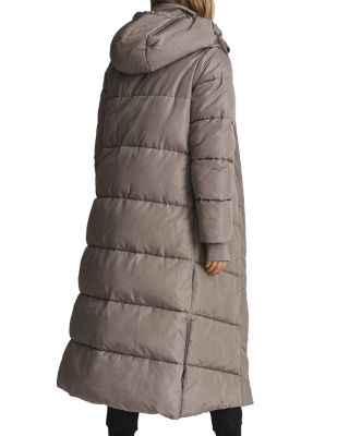 extra long puffer coat womens