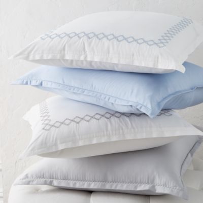 Embroidered Percale Bedding Collection - Exclusive