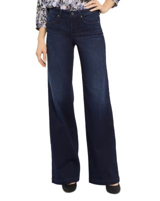 NYDJ Teresa High Rise Wide Leg Jeans in 
