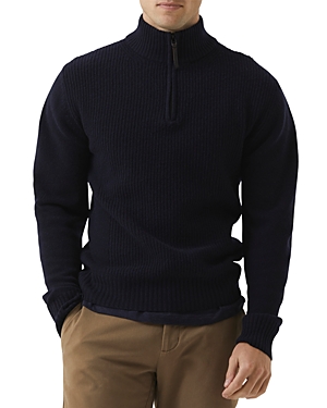 Rodd & Gunn Charlestown Lambswool Sweater In Midnight