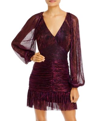 alice and olivia katherina ruched fitted dress Alice + Olivia Katherina Ruched Fitted Dress in Ocean Floor main image 1