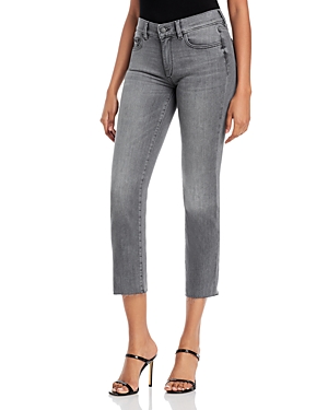 DL1961 Mara Straight Instasculpt Jeans in Overcast Raw