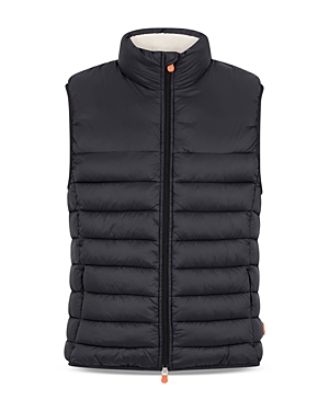 SAVE THE DUCK NOLAN CHANNEL QUILTED VEST,D80411M-GIGA13