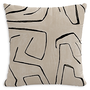 Sparrow & Wren Down Pillow in Linen Onyx, 20 x 20
