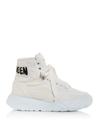 【送料&関税込】Alexander McQueen Perforated High Top Sneake Alexander McQueen Tread Slick high-top Sneakers | Black