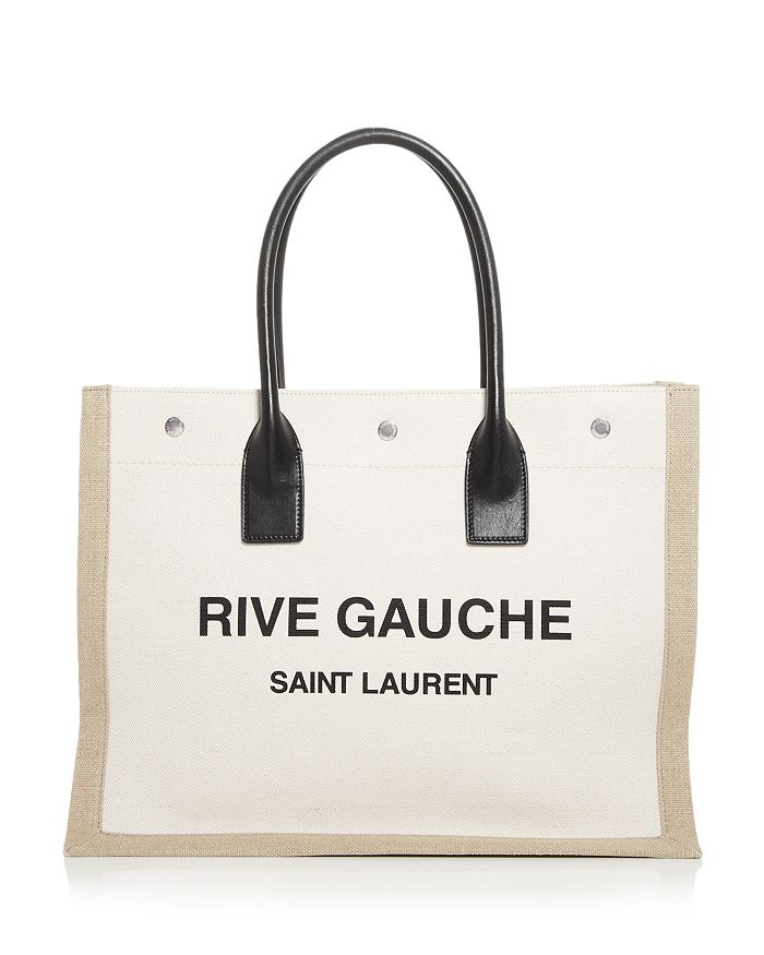Saint Laurent Rive Gauche Small Canvas Tote