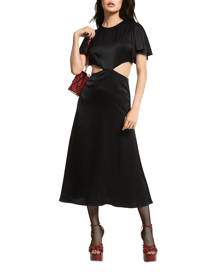 Michael kors deals flutter sleeve dress