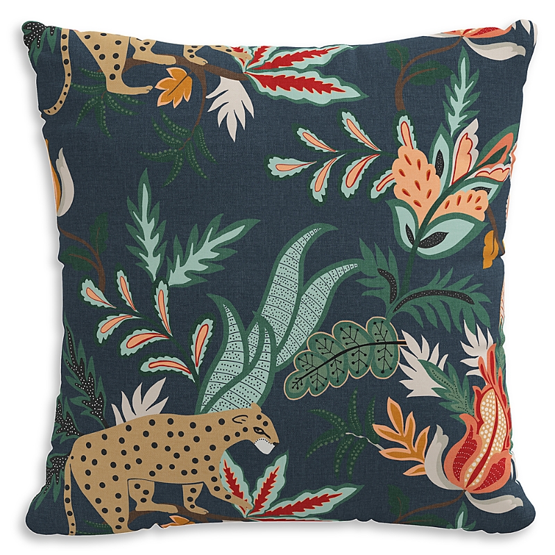 Sparrow & Wren Down Pillow in Safari Navy, 20 x 20