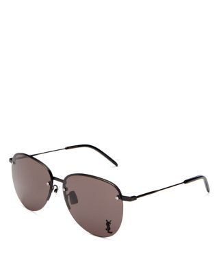 saint laurent 61mm aviator sunglasses