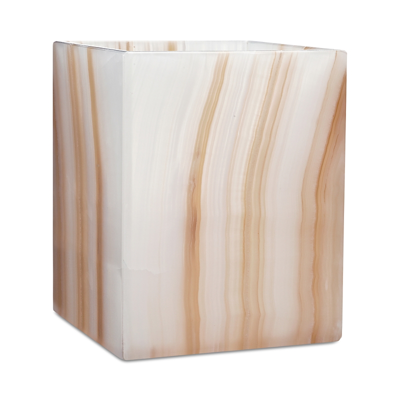 Labrazel Ambarino Wastebasket In Ivory/butterscotch