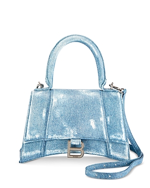 Balenciaga Hourglass Small Patent Leather Handbag