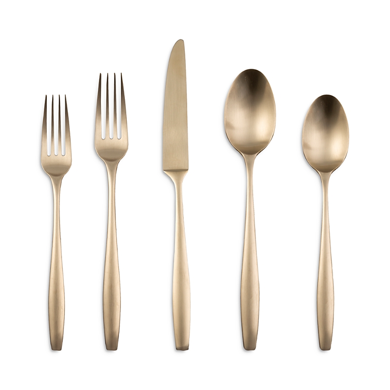 Cambridge Silversmiths Katerina Satin 20 Piece Flatware Set In Champagne