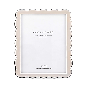 Argento Sc Scalloped Sterling Silver Picture Frame, 4 x 6