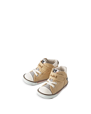 Miki House Kids' Unisex High Top Second Classic Shoes - Walker, Toddler In Camel