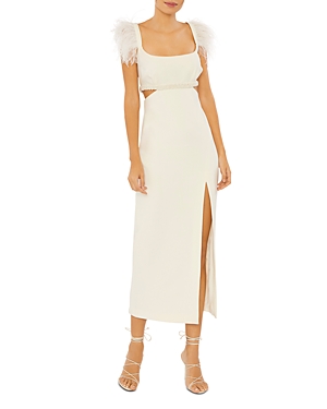 Shop Likely Taliah Midi Gown In White