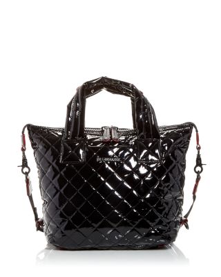 Sutton patent leather handbag