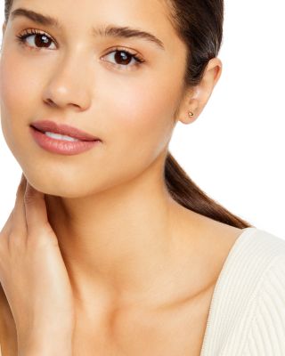 14K Yellow Gold Small Ball Stud Earrings 