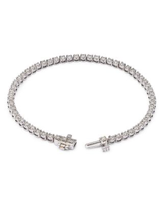Certified Certified Diamond Tennis Bracelet in 14K White Gold, 2.50 tcw 