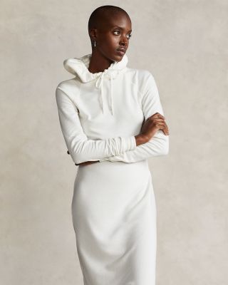 Fleece hoodie dress online