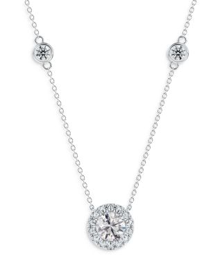 forevermark halo pendant