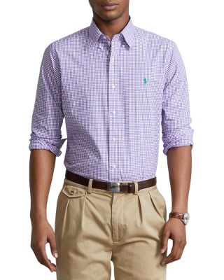 purple polo button down shirts