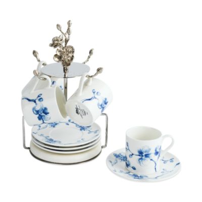 Michael Aram - Blue Orchid Demitasse Cup & Saucer Set with Stand