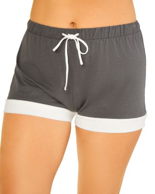Cosabella Bella Pajama Boxer Shorts In Anthro/ivory
