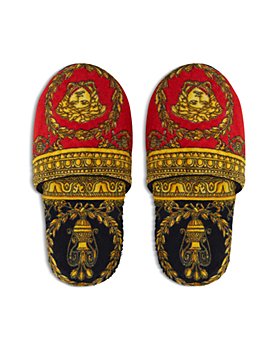 Versace - I Heart Baroque Motif Slippers