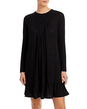 Aqua Long Sleeve Knit Smocked Dress - 100% Exclusive