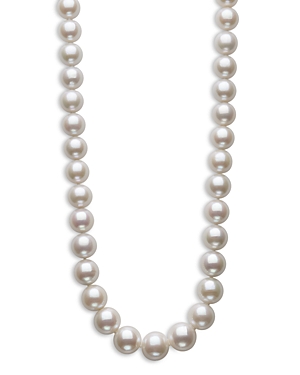 Bloomingdale's Cultured Freshwater Pearl Strand Necklace In 14k Yellow Gold, 17.5 - 100% Exclusive In White