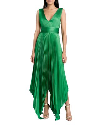 Bcbgmaxazria pleated dress best sale