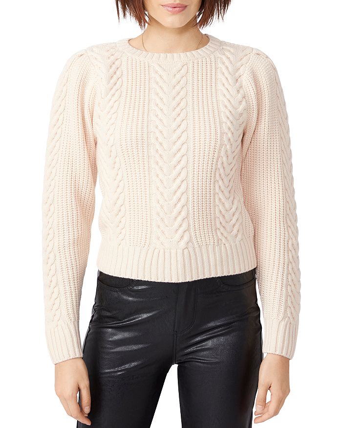 PAIGE Elizabeth Cable Knit Sweater Bloomingdale's