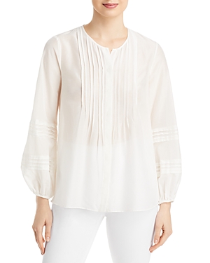 Kobi Halperin Marika Silk-blend Blouse In White